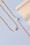 Heliophilia Silver Conjunto de Collar y Pulsera de Metal Dorado CSET9965